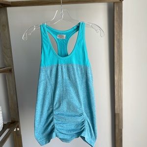 Athleta Raceback Tank Top Blue Size M